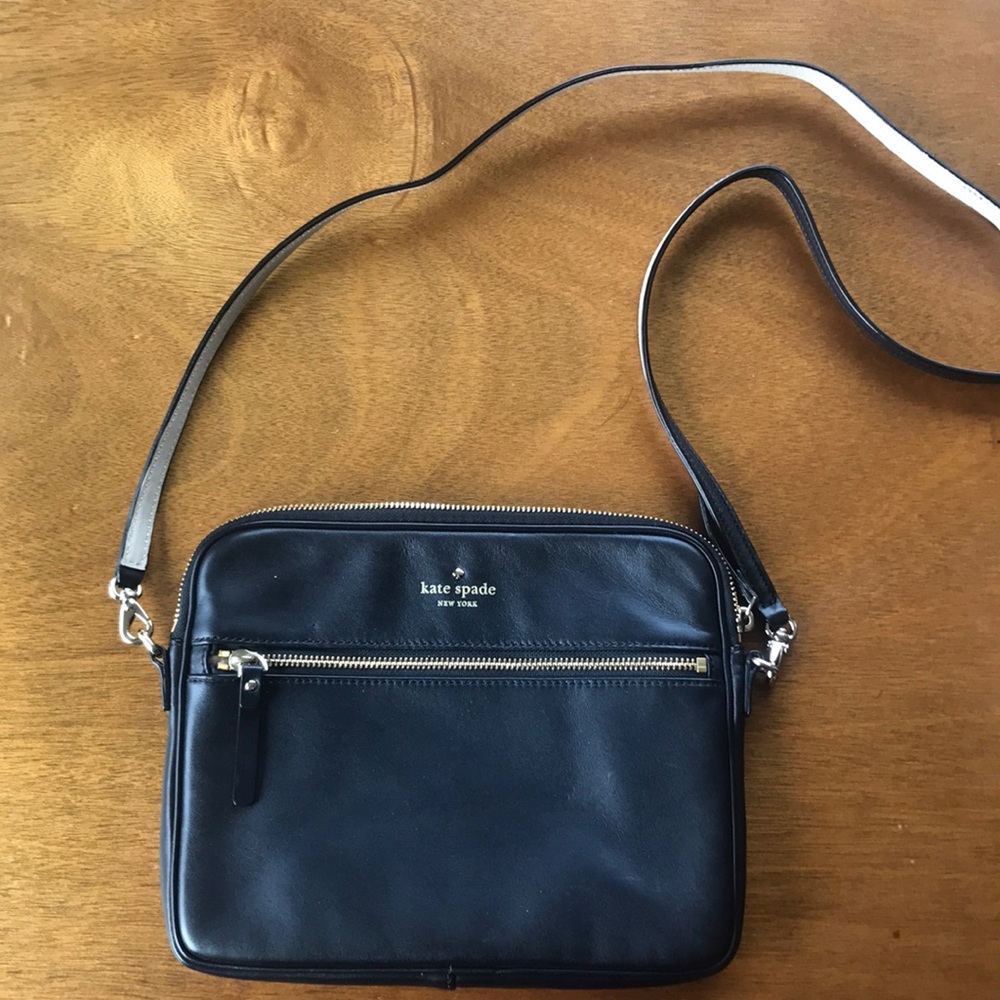 Kate spade  black leather crossbody